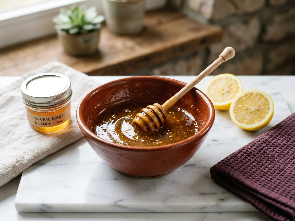 Masque maison au miel et citron, une véritable déclaration d'amour pour le soin de la peau.