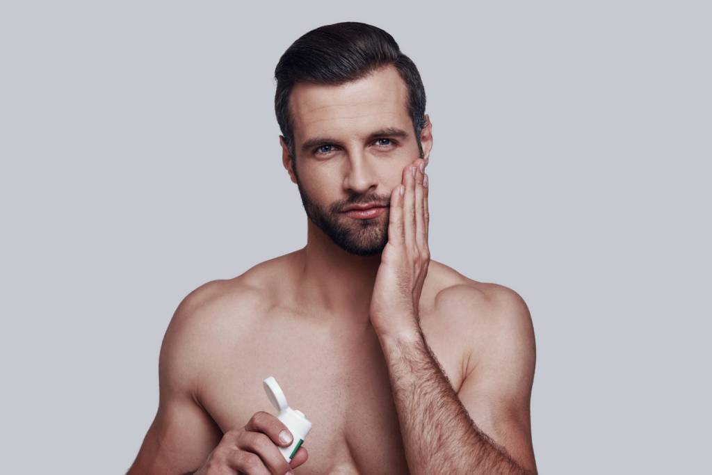 soins cosmétiques pour hommes