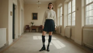 look chaussette haute femme