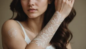 blanc tatouage
