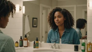 cheveux poisseux après lavage