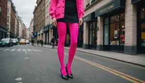 collant rose fluo