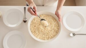 combien de riz par personne