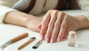 ongles striés