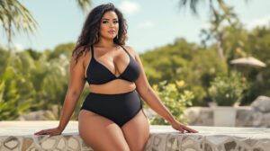 femme pulpeuse maillot de bain