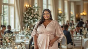 tenue pour mariage femme ronde