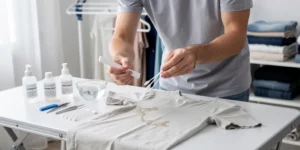 comment enlever la colle des vetements