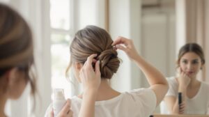 comment faire un chignon pour cheveux court