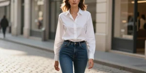 comment porter une chemise avec un jean femme