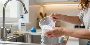 deboucher vinaigre et bicarbonate