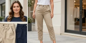 pantalon chino femme ronde