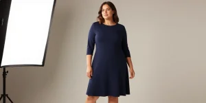 robe trapeze pour femme ronde