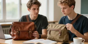 sac bandoulière étudiante