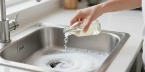 deboucher evier bicarbonate de soude et vinaigre blanc