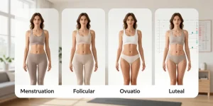 les 4 phases du cycle menstruel